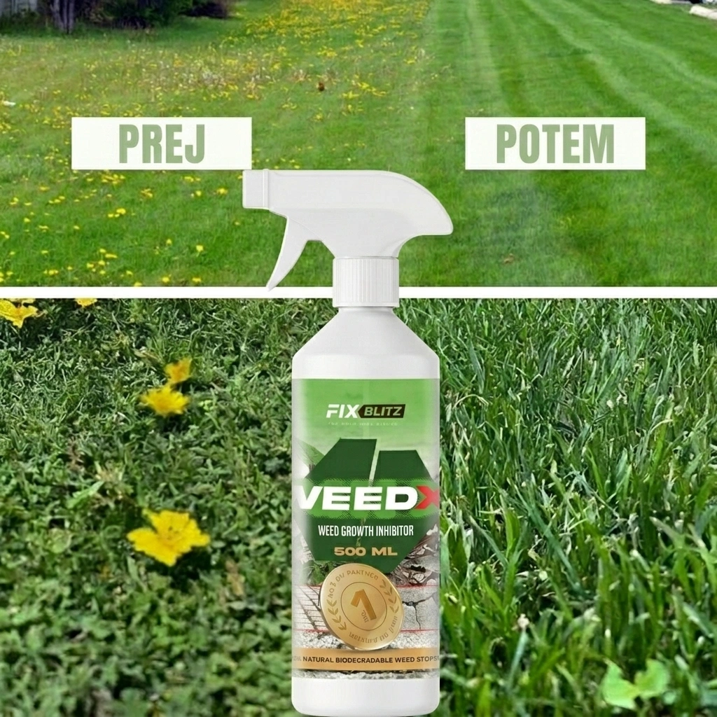 WeedX™ – 100 % naravni zaviralec rasti plevela