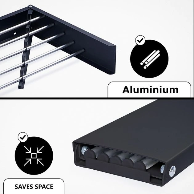 Zložljivo stensko stojalo za sušenje oblačil DryPRO™