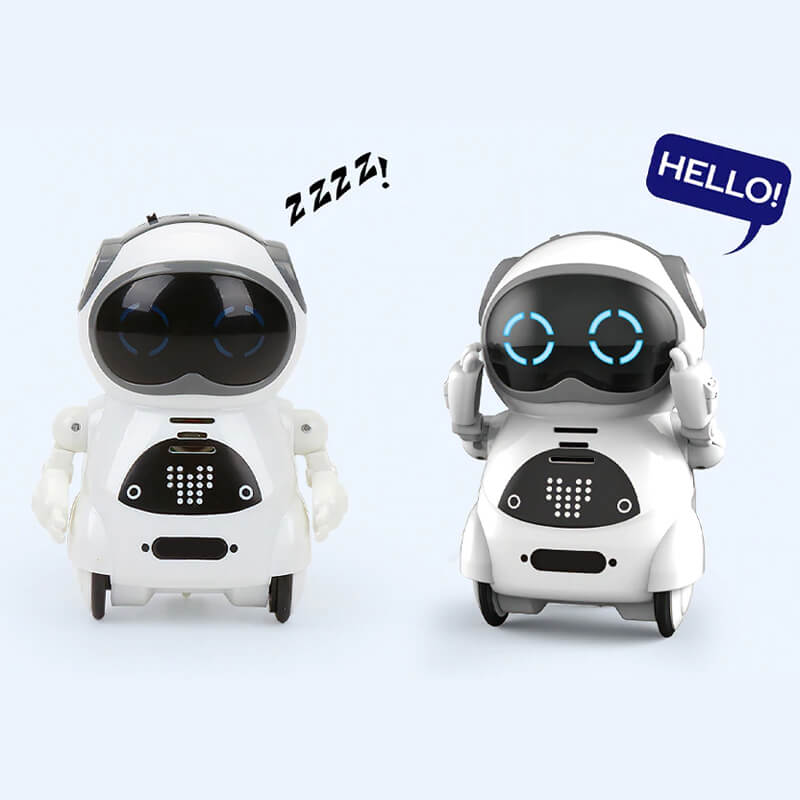 Interaktiven žepni robotek MiniBot