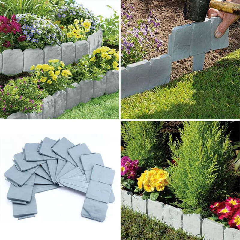 Komplet za obrobo gredic FloralGrace (10 kosov - 2,5 m dolžine)