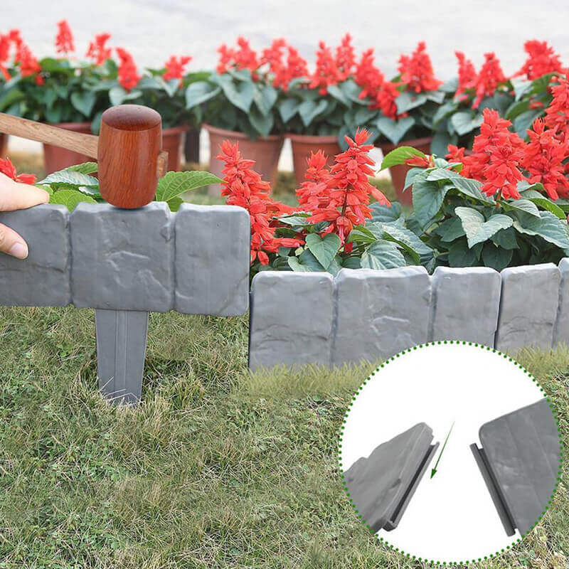 Komplet za obrobo gredic FloralGrace (10 kosov - 2,5 m dolžine)