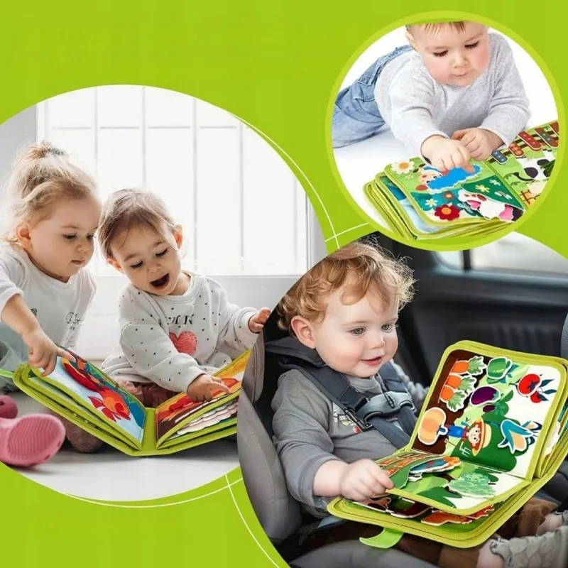 LittleFarmer™ otroška montessori kmetijska knjiga