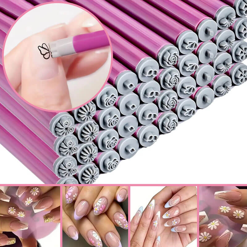 Set štampiljk za nohte NailCraft™ (15 kosov)
