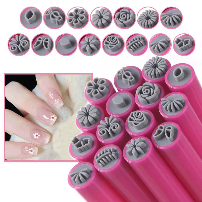 Set štampiljk za nohte NailCraft™ (15 kosov)