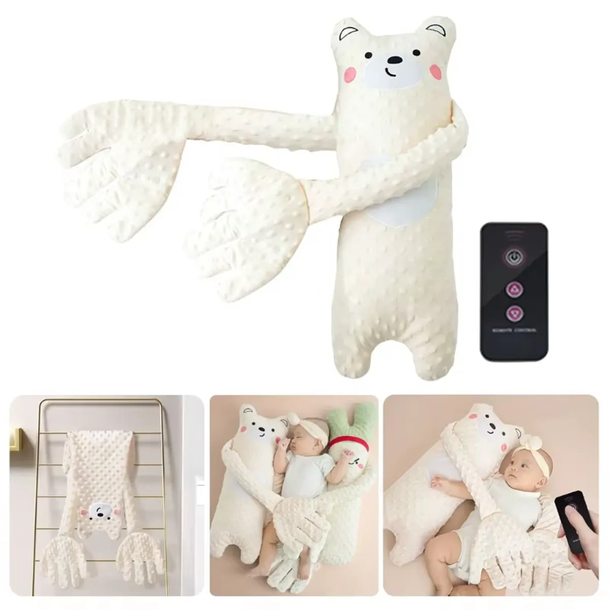 PattySlumber™ Pomirjujoča plišasta igrača za dojenčke