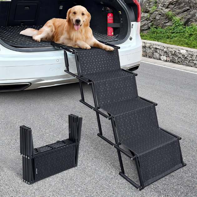 StairPup™ 4-stopenjska zložljiva rampa za hišne ljubljenčke