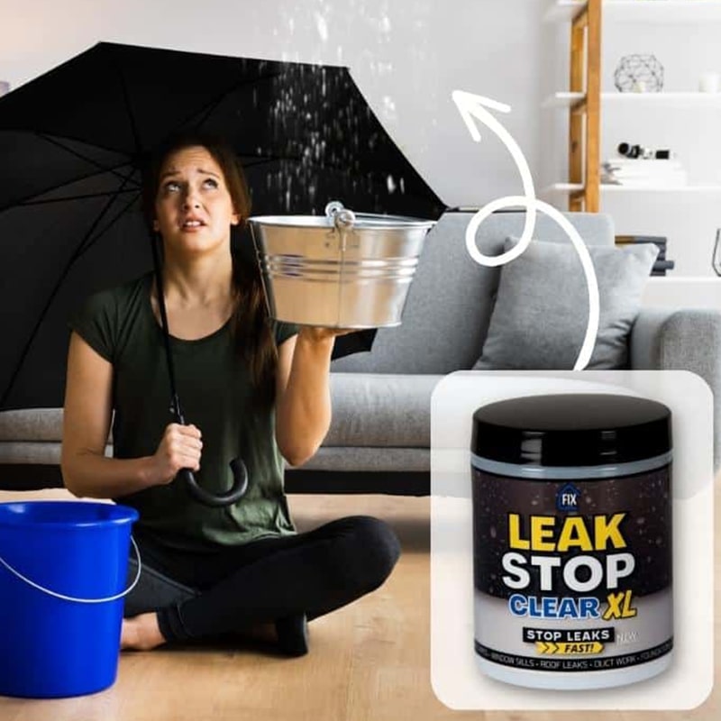 Vodoodporna tesnilna masa Leak Stop Clear XL